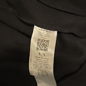 Armani Exchange Elegant Black Garment